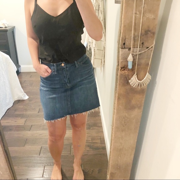 J Crew size 27 denim skirt - Picture 3 of 5